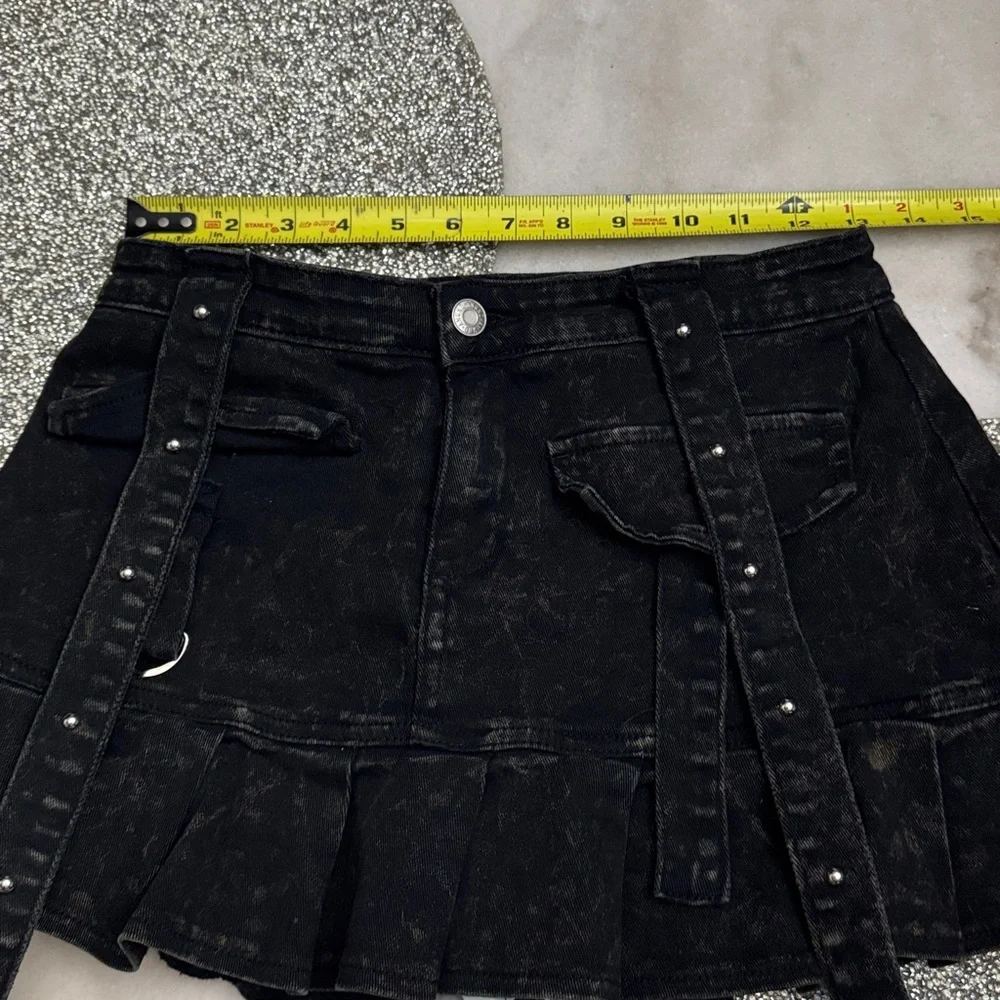 Black grunge skort small - Picture 7 of 10